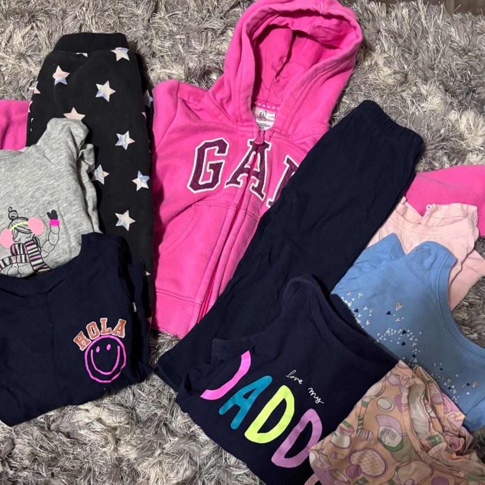 GAP Pink Hoodie and Kids Clothing Set